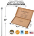 Cocktail Picks Stainless Steel Toothpicks, 24 Pack, 8 Inch Martini Picks for Appetizers and Garnish