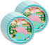 Pink Flamingo Birthday Party Supplies, Tableware Set Includes Plates, Napkins, Cups for 16