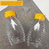 THYULIFE 2 Pack 180ml Empty Plastic Honey Bottles with Funnel, Squeeze Honey Jars Leakproof Honey Dispenser No Drip