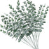 20pcs Faux Eucalyptus Stems Flowers, Short Artificial Greenery Decoration for Floral Arrangement, Wedding Home