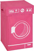 Honey-Can-Do Washing Graphic Hamper, Pink HMP-04287
