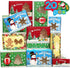 MISS FANTASY Christmas Cookie Boxes with Window - 20 Pack Gift Containers for Holiday Treats