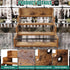 4 Countertop KLM Liquor Bottle Display Shelf, Coffee Syrup Rack Organizer, Step Liquor Wine Rack, mini bar,liquor