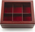 Tea Box - Luxury Wooden Tea Bag Organizer, 6 Compartment Storage Chest from The Apace Premier Collection