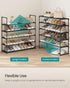 5-Tier 20-25 11.8 36.2 35.4 Inches, ULSA305BH01 SONGMICS Shoe Rack, Shoe Organizer, Metal Storage Shelf, Upright