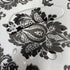 Yifely Retro Black Damask Furniture Paper Self-Adhesive Shelf Liner, Light Grey Table Decor Sticker