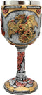 Atlantic Collectibles Steampunk Robotic Cyborg Dragon Wine Goblet - 5oz Chalice