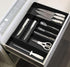 Simple Houseware Expandable Kitchen Drawer Flatware Organizer, Black by Simple Houseware
