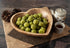 WitnyStore 8" Heart Shaped Wood Bowl, Brown, Handcrafted Wooden Serving Tray, Functional Decorative Tableware for