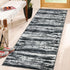 KOZYFLY Modern Abstract Kitchen Runner Rug, 2x5 Washable Non-Slip Soft Striped Carpet for Entryway, Bathroom, Laundry