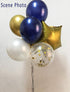 Birthday Decorations Royal Blue Gold – Glabby Happy Birthday Balloon Foil Banner for Boys Men Bday Party