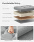 12.2 16.1 12.2 Inches, 286 lb ULSF102G02 SONGMICS Mazie Collection - Small Folding Storage Ottoman, Foot Rest Stool, x