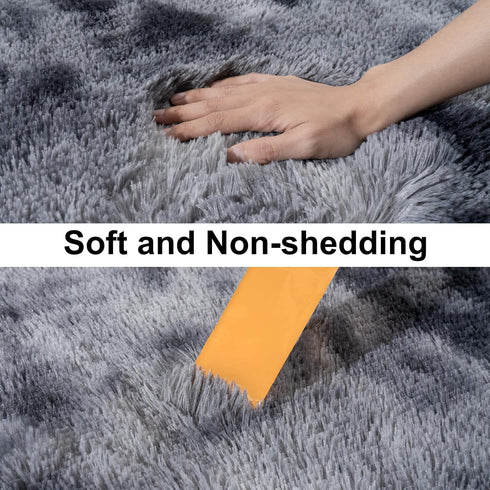 2x6 Ultra Soft Runner Rugs for Bedroom Hallways with Upgraded Non-Slip Rubber Backing & Thick Memory Sponge, Feet