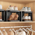 8-Tier Closets Kitstorack Vertical Plastic Shoe Rack, Freestanding Stackable Storage Organizer for Small and Tight