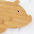Totally Bamboo Pig Shaped Bamboo Wood Cutting Board and Charcuterie Board