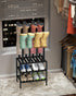 Closet, viewcare Black Boot Rack, Small Boot Rack Organizer Tall Boots with Shoe Rack for Bamboo Wood Shoe Shelf
