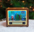 MOMENTS IN TIME Retro Radio with Santas Home Scene 5.5 LED Lighted Musical Christmas Dcor,