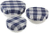 DII Reusable Cloth Bowl Cover Collection, Machine Washable Cotton with Elastic for Food Storage, 3 Piece Set