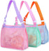 Tagitary Beach Toy Mesh Beach Bag Kids Shell Collecting Bag Beach Sand Toy
