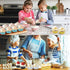 Disposable Ramekins, Gold 30pcs 5oz Mini Aluminium Foil Baking Cups with Lids, 30 Spoons