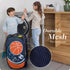Handy Laundry Collapsible Mesh Pop Up Hamper - Wide Opening, Side Pocket, Breathable, Sturdy, Foldable Design for