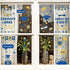 Whaline 193Pcs Graduation Window Sticker Clings, Removable Grad Decorations for School Home Office