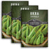 Survival Garden Seeds - Emerald Okra Seed for Planting - Packet with