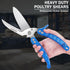 5 2024 Green,2pcs set,blue Heavy Duty Poultry Shears Kitchen for Chicken Meat,Multipurpose Kitchen Shears for Food,Herb