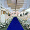 Royal Blue Velvet Aisle Runner 15FTx2FT for Wedding Ceremony, Bridal Shower, Indoor Church, Outdoor Hallway Runner