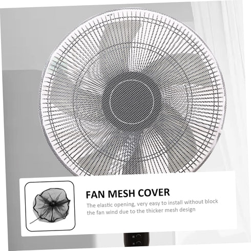Hemoton 3pcs Electric Fan Safety Cover, Household Fan Protection for Baby, Desk Box Fan Safety Net, Black