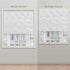 Exclusive Home Prague Trellis 100% Blackout Polyester Roman Shade, 31"x64", Color White