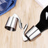 Wine Stoppers Set of 2, Stainless Steel Wine Bottle Stopper with Silicone Seal, Reusable Beverage Preserver