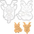 Set of 2 Krampus Cookie Cutters, 2 Pieces, Bakerlogy