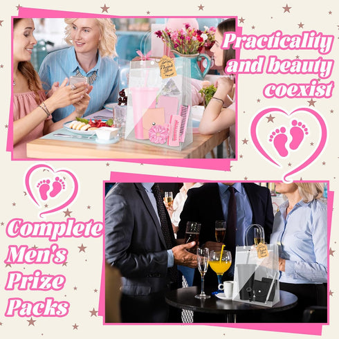 6 Sets Baby Shower Prizes for Women and Men Nail Clippers Mirror Bottle Opener Cup Comb Magnetic Pickup Tool Flashlight