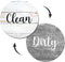 Dishwasher Magnet Clean Dirty Sign, Universal Indicator for Clean/Dirty Dishes, Rustic Farmhouse Style Magnet
