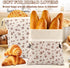 VAKEEN Beeswax Bread Bags, Reusable Linen Organic Beeswax Bread Bags for Sourdough, Keep Freshand and Large Capacity