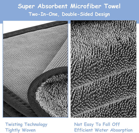 3pcs (3pack, 15.74 15.74 INCH) Shiny Wipes Shower Cleaning Cloths, Shiny Drying Towel, Super Absorbent Microfiber Bath