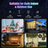 300 4 Dazzle Bright Window Curtain Fairy Lights, LED RGB Color Changing Copper Fairy Lights with Remote, Lighting Modes