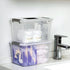Citylife 4 Packs Clear Plastic Storage Bins with Latching Lids, Stackable Containers for Organizing Toys, Crafts, Tools