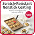 GoodCook BestBake Nonstick Textured Carbon Steel Medium Cookie Sheet, 10" x 15", Bronze Baking Tray