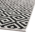 Unique Loom Jill Zarin Outdoor Collection Area Rug - Costa Rica, Charcoal Gray/Ivory (2' 2" x 3' 1" Rectangle)