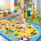 GarveeHome Washable Kids Rug 4x6 ft Kids Carpet Play Mat City Car