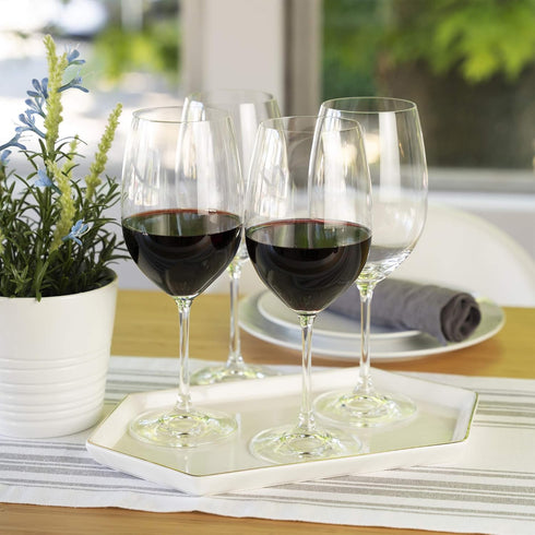 Spiegelau Salute Bordeaux Wine Glasses, Set of 4, Lead-Free Crystal, 25 oz