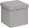 PINPLUS Storage Ottoman Cube Square Shaped Ottomans with Storage Foot Stool Footrest