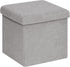 PINPLUS Storage Ottoman Cube Square Shaped Ottomans with Storage Foot Stool Footrest
