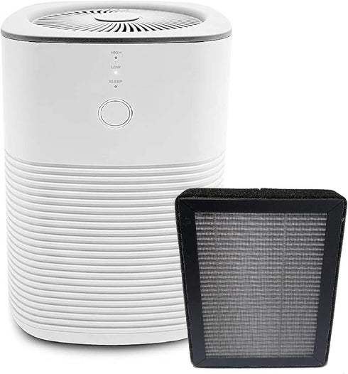 Nispira True HEPA Replacement Filter - Compatible with Levoit LV-H128 Air Purifier, 2 Packs