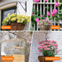 6 Inch Heavy Duty S Hooks, Large Vinyl Coated S Hook 6 Pack for Hanging Plants, Kitchen, Garden Tools