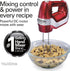 Hamilton Beach Professional 62653 - 5-Speed Electric Hand Mixer with Storage Case, Red and Chrome