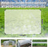 16 10x20FT Grommets, ANGAR Mil Heavy Duty Clear Greenhouse Tarp, Waterproof Clear Tarps with UV Resistant Greenhouse