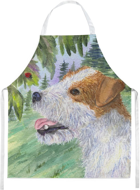 Caroline's Treasures SS8211APRON Jack Russell Terrier Apron, Large, Unisex, Multicolor, Cooking Kitchen Server Baking